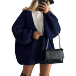 Oversized Knit Cardigan Sweater