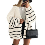 Oversized Knit Cardigan Sweater