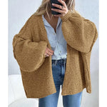 Oversized Knit Cardigan Sweater