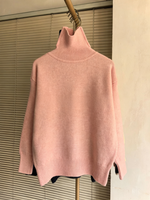Minimalist Turtleneck Wool Sweater