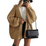 Oversized Knit Cardigan Sweater
