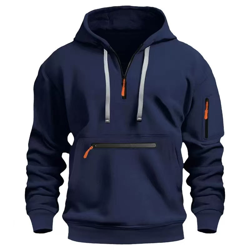 KZZ Men's Winter Fleece Lined Casual Set Long Sleeve Jacket & Pants