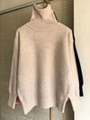 Minimalist Turtleneck Wool Sweater