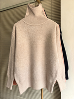 Minimalist Turtleneck Wool Sweater