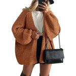 Oversized Knit Cardigan Sweater