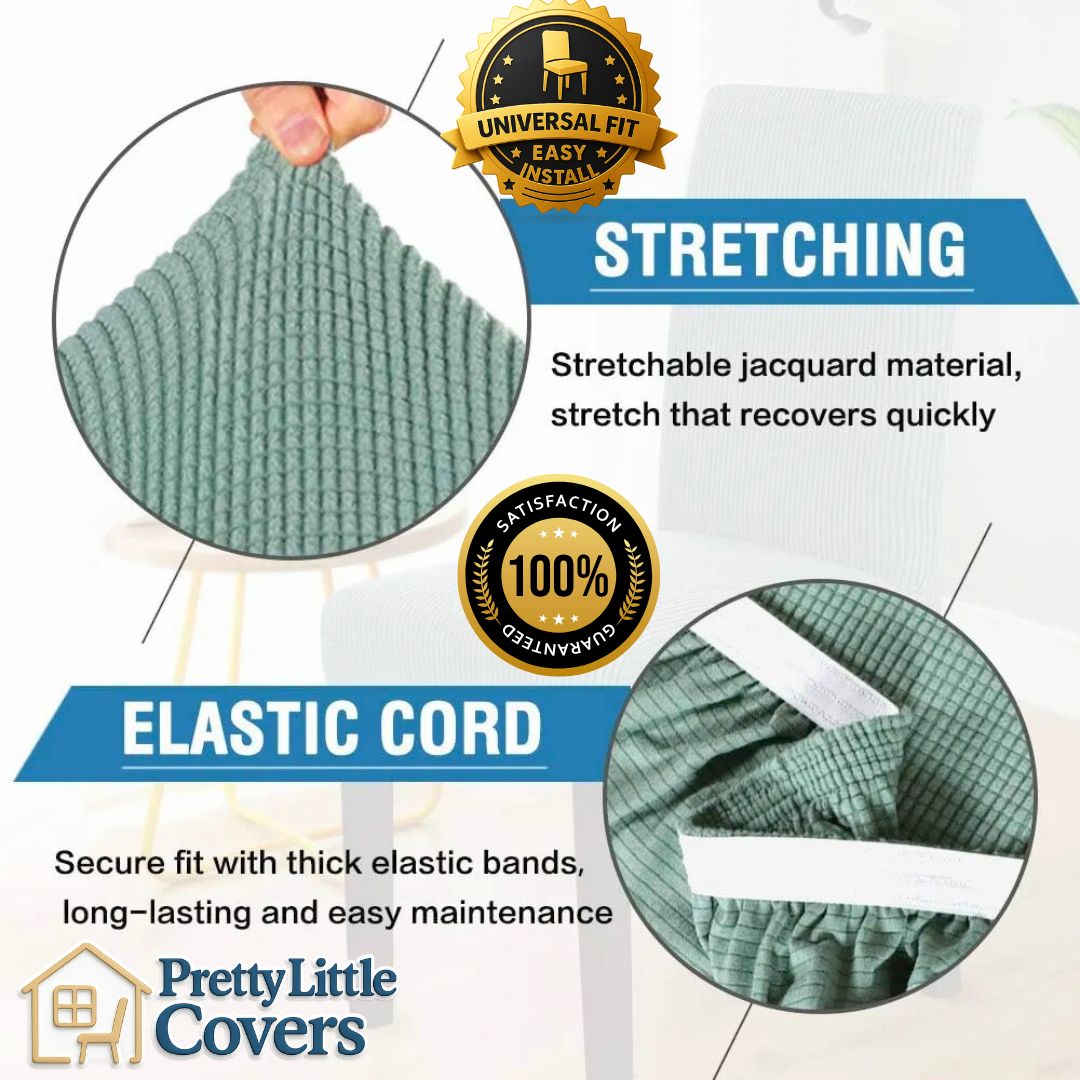 PrettyGuard™ Waterproof Chair Covers – Instantly Revive Old Chairs!