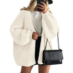Oversized Knit Cardigan Sweater