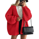 Oversized Knit Cardigan Sweater