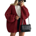 Oversized Knit Cardigan Sweater