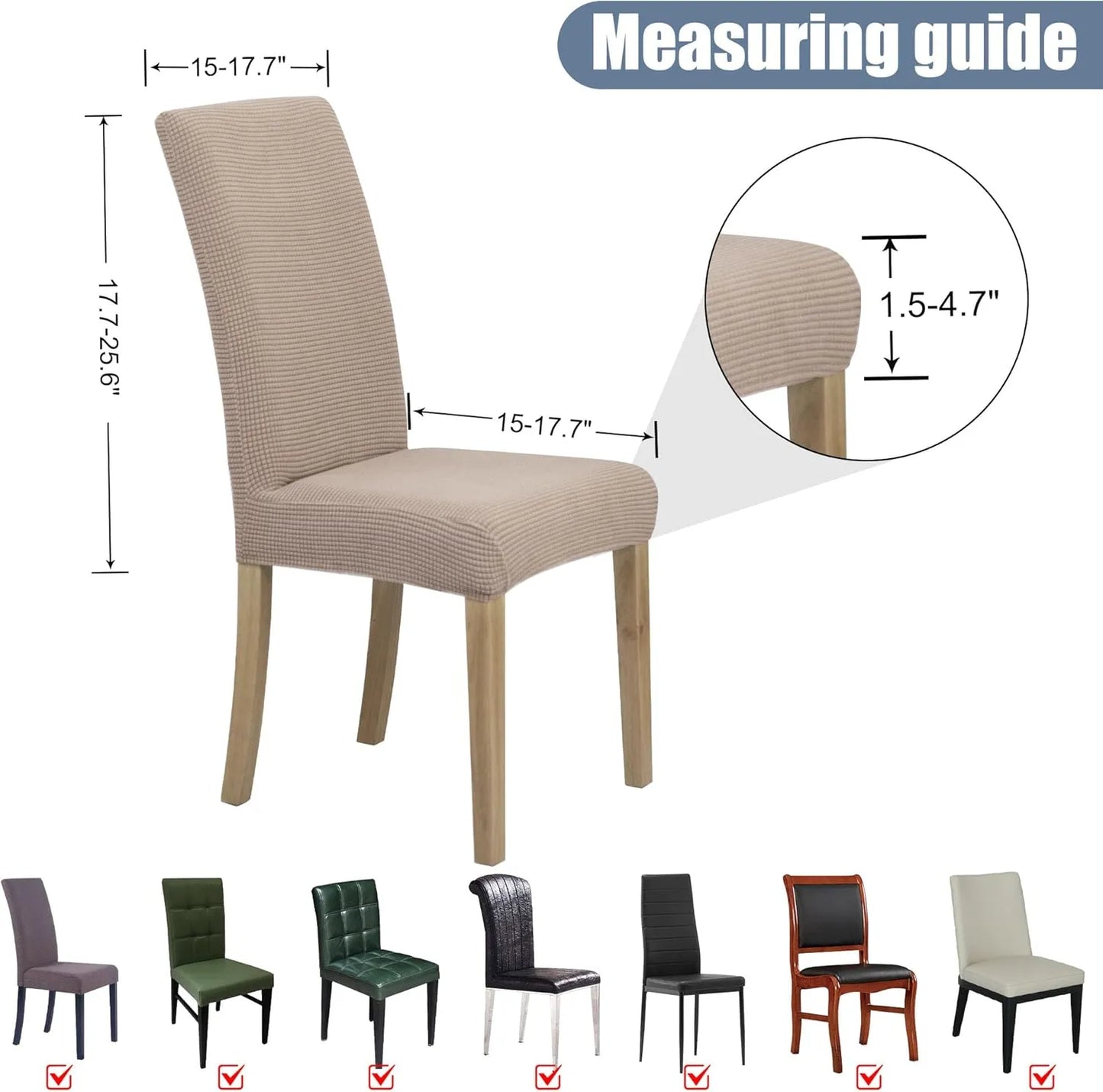 PrettyGuard™ Waterproof Chair Covers – Instantly Revive Old Chairs!