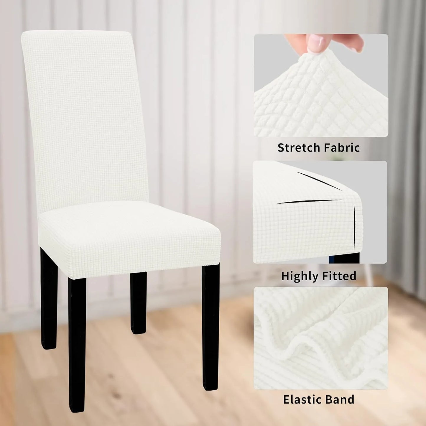 PrettyGuard™ Waterproof Chair Covers – Instantly Revive Old Chairs!