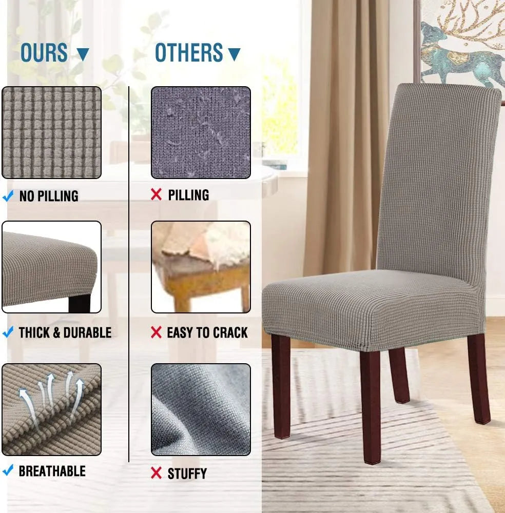 PrettyGuard™ Waterproof Chair Covers – Instantly Revive Old Chairs!