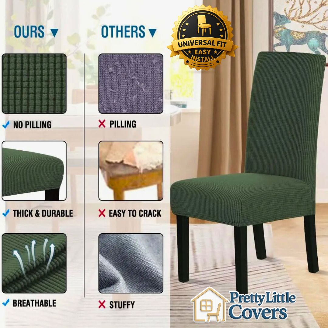 PrettyGuard™ Waterproof Chair Covers – Instantly Revive Old Chairs!