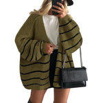 Oversized Knit Cardigan Sweater