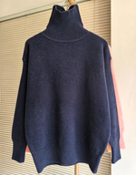 Minimalist Turtleneck Wool Sweater