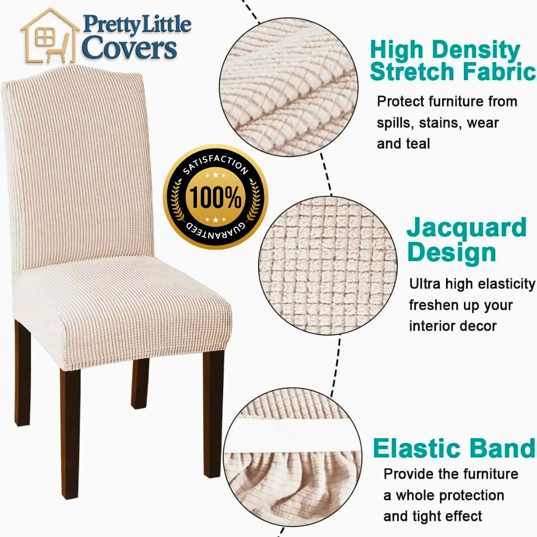 PrettyGuard™ Waterproof Chair Covers – Instantly Revive Old Chairs!
