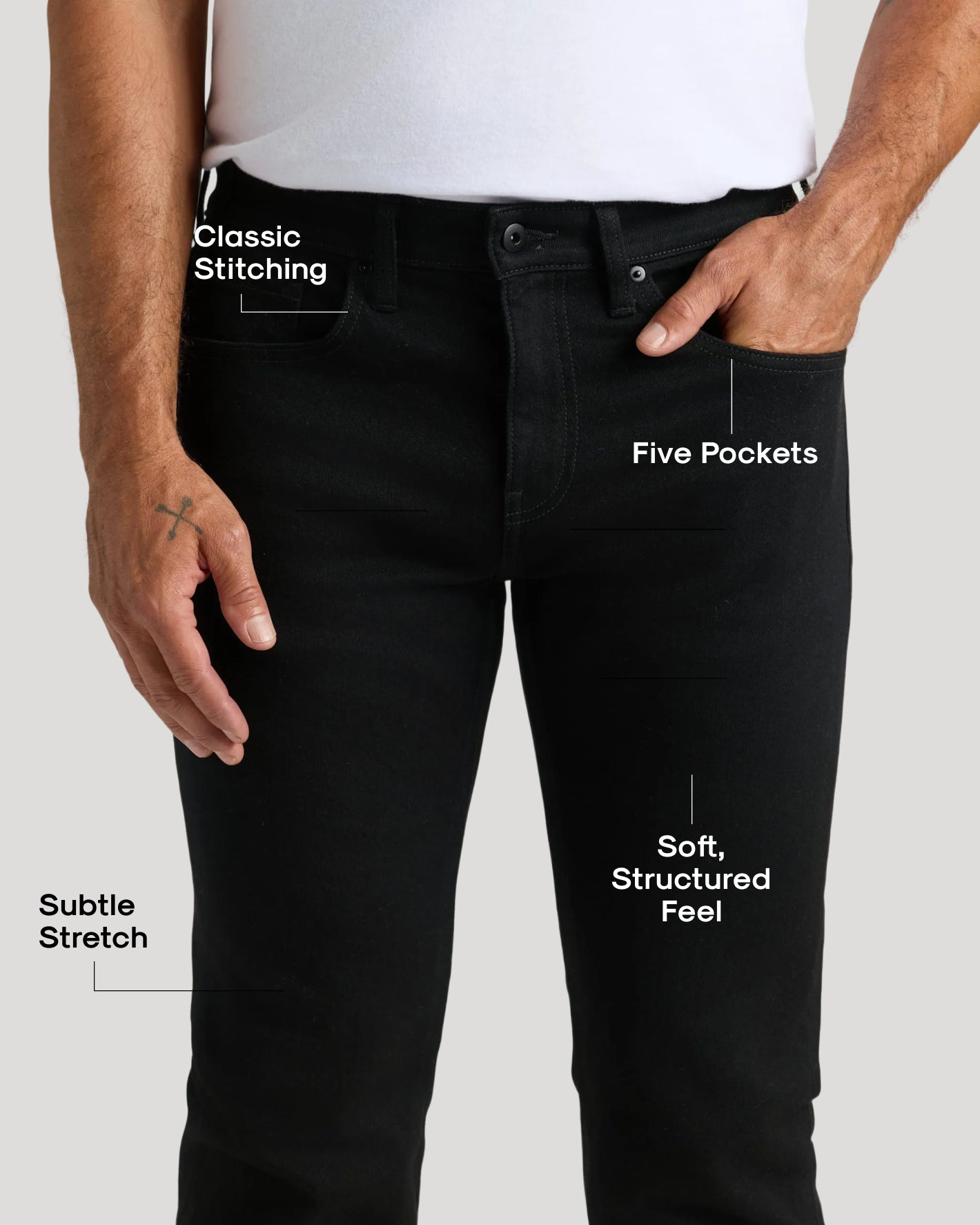 Slim Authentic Denim Jeans 3-Pack