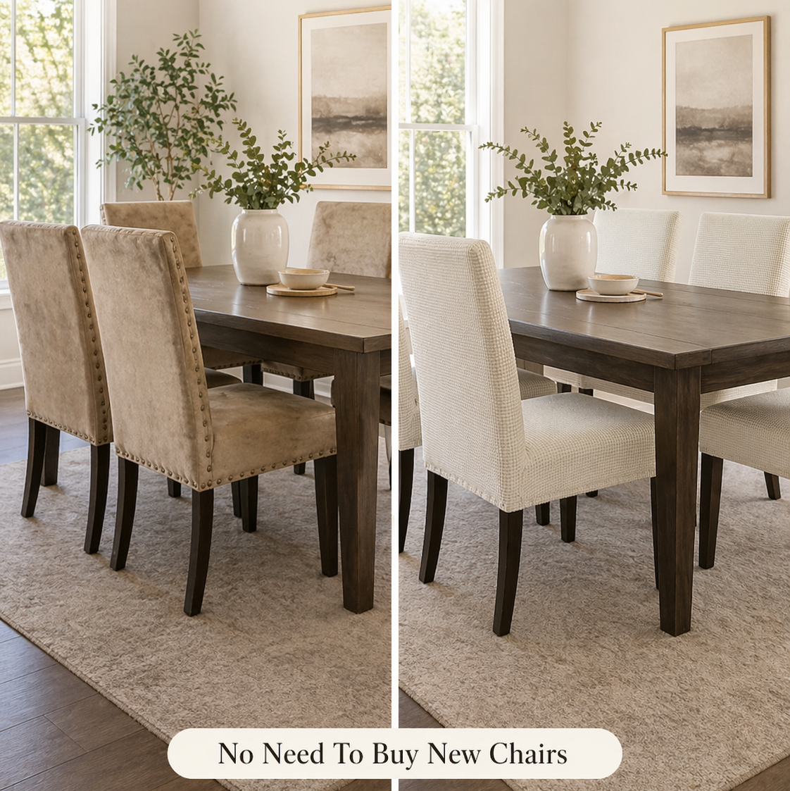 PrettyGuard™ Waterproof Chair Covers – Instantly Revive Old Chairs!