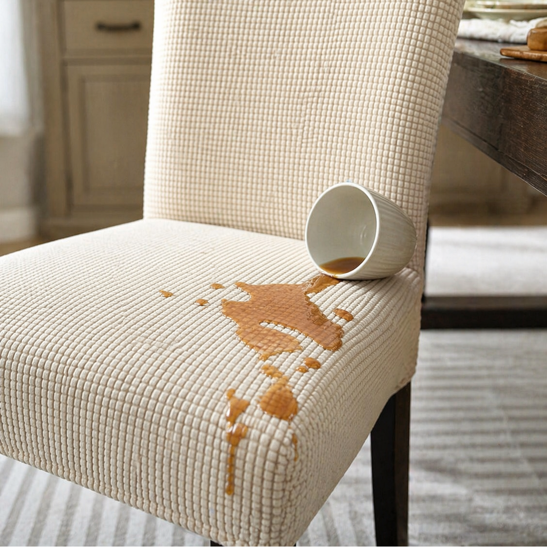 PrettyGuard™ Waterproof Chair Covers – Instantly Revive Old Chairs!
