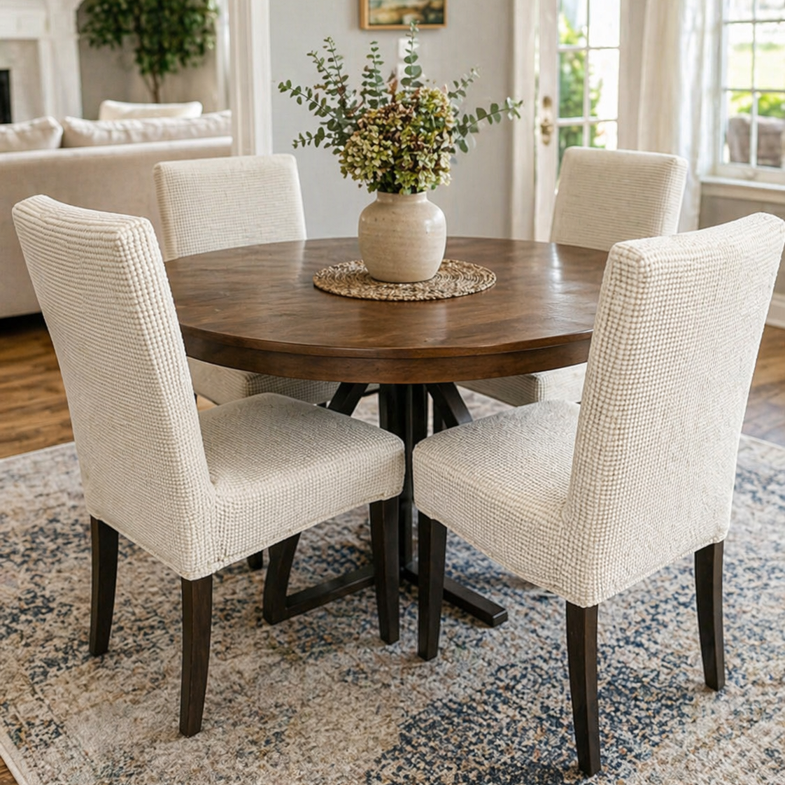 PrettyGuard™ Waterproof Chair Covers – Instantly Revive Old Chairs!