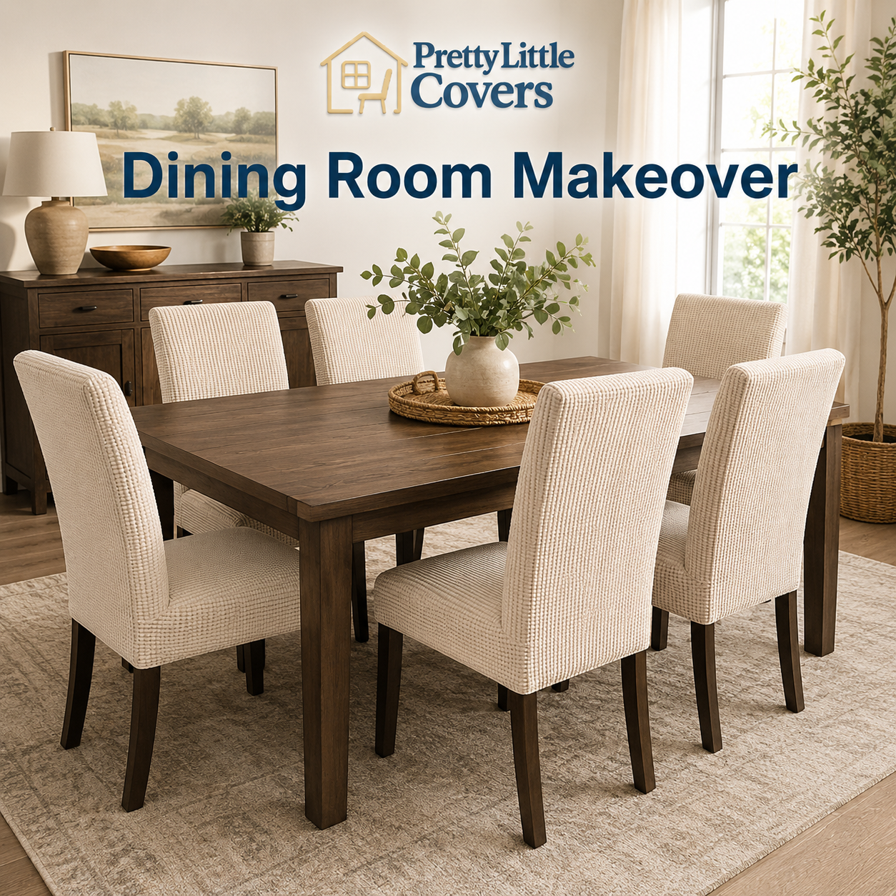 PrettyGuard™ Waterproof Chair Covers – Instantly Revive Old Chairs!