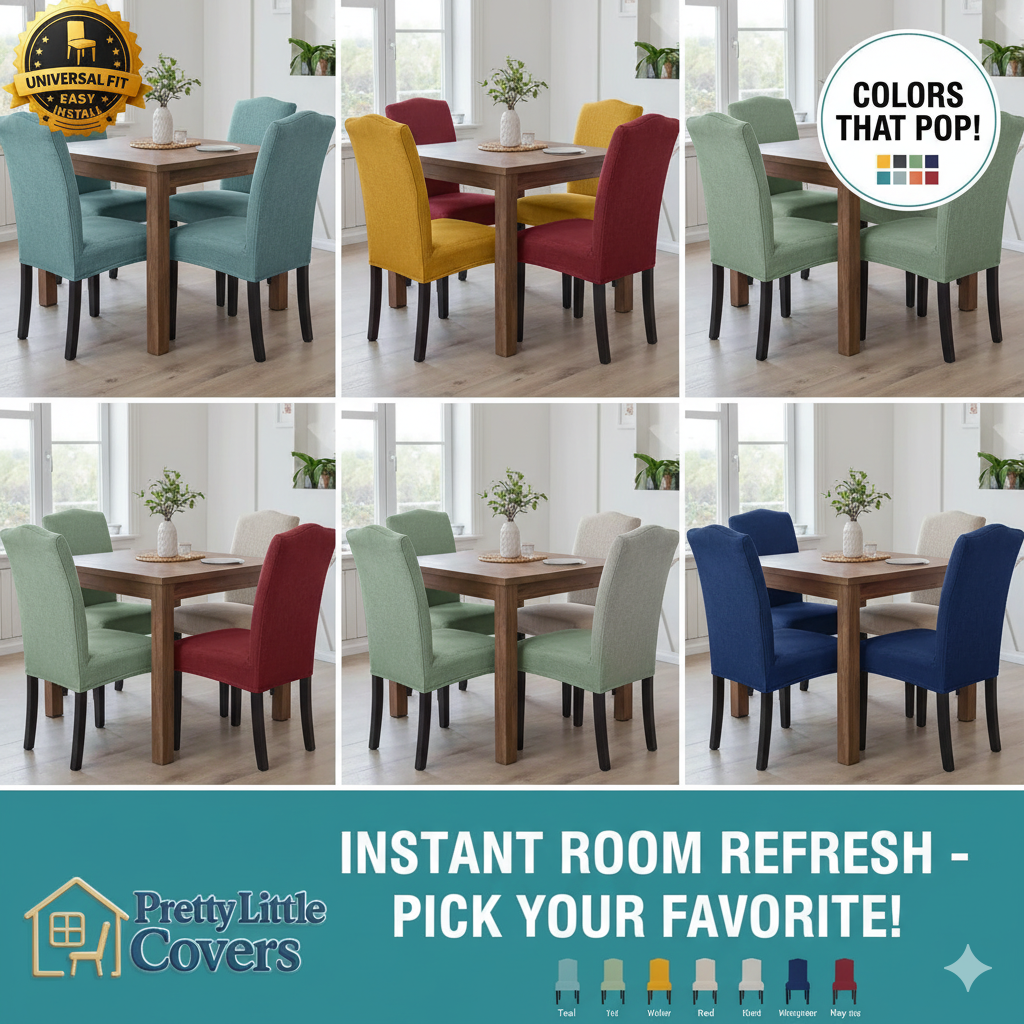 PrettyGuard™ Waterproof Chair Covers – Instantly Revive Old Chairs!