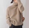 Minimalist Turtleneck Wool Sweater