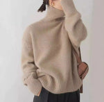 Minimalist Turtleneck Wool Sweater