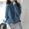 Minimalist Turtleneck Wool Sweater