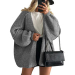 Oversized Knit Cardigan Sweater
