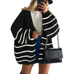 Oversized Knit Cardigan Sweater