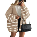 Oversized Knit Cardigan Sweater