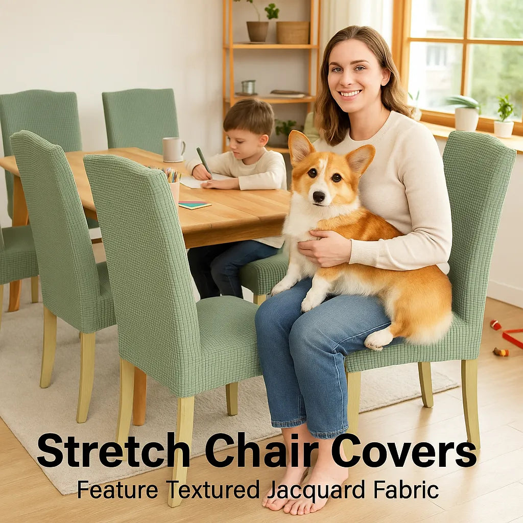 PrettyGuard™ Waterproof Chair Covers – Instantly Revive Old Chairs!
