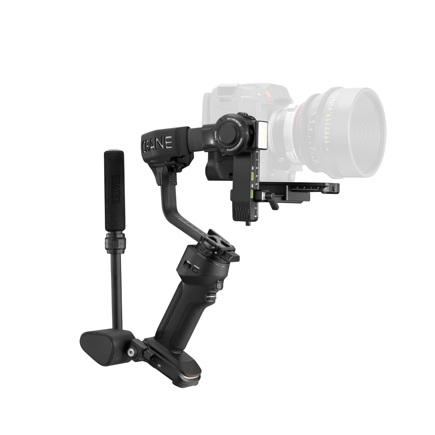 ZHIYUN Crane 4 | Built-in Fill Light Gimbal Stabilizer